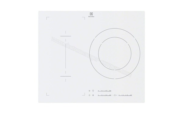 ELECTROLUX E6353IOW - Vue du dessus