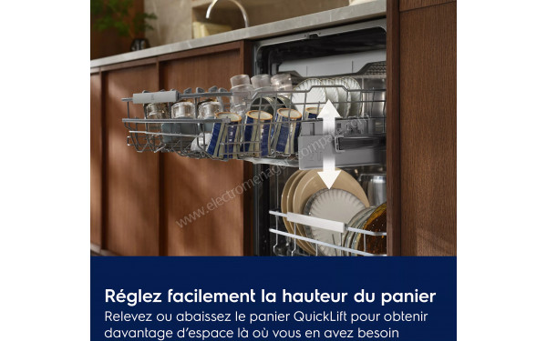 ELECTROLUX E82LA201S - Panier ajustable QuickLift