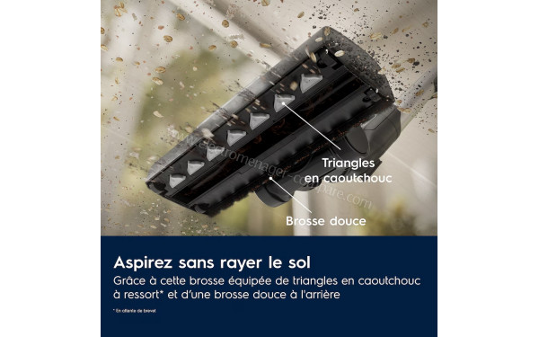 ELECTROLUX EB81A3UG - Brosse vue de dessous