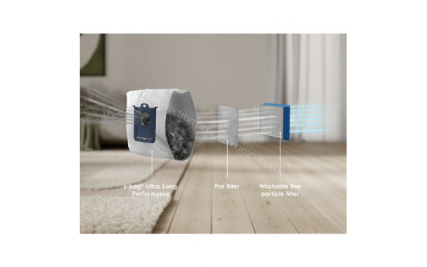 ELECTROLUX EB81U1DB - Vue &eacute;clat&eacute;e du filtre