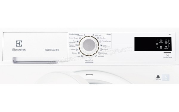 ELECTROLUX EDC2086PDW - Panneau de commandes
