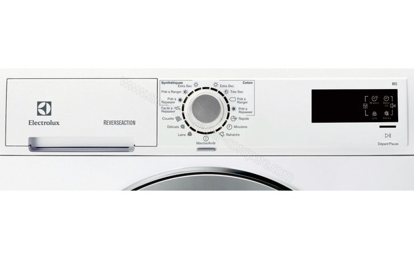 ELECTROLUX EDC2188GDB - Panneau de commandes (cr&eacute;dit : Boulanger)