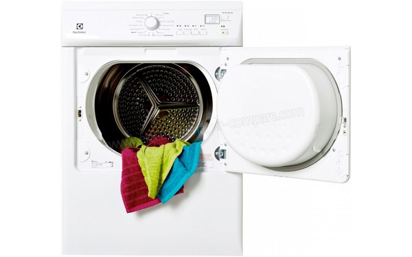 ELECTROLUX EDE1074PDW - Vue de face (cr&eacute;dit : Boulanger)