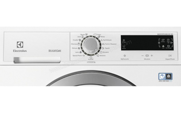 ELECTROLUX EDH3497RDE - Panneau de commandes (cr&eacute;dit : Darty)