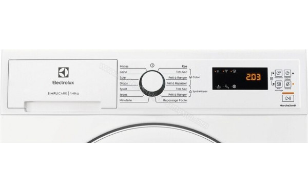 ELECTROLUX EDHF1618H - Panneau de commandes
