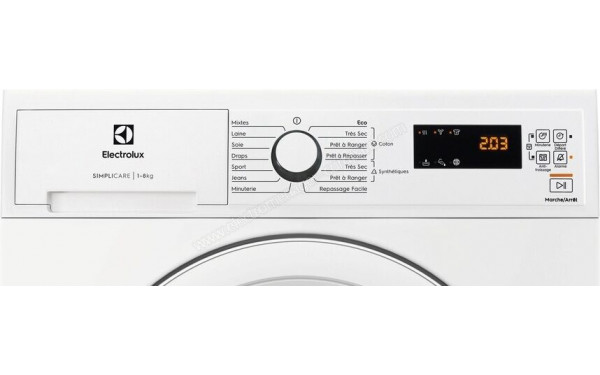 ELECTROLUX EDHF2804DC - Panneau de commandes