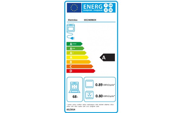 ELECTROLUX EEC2409BOX 2015 - &Eacute;tiquette &eacute;nergie