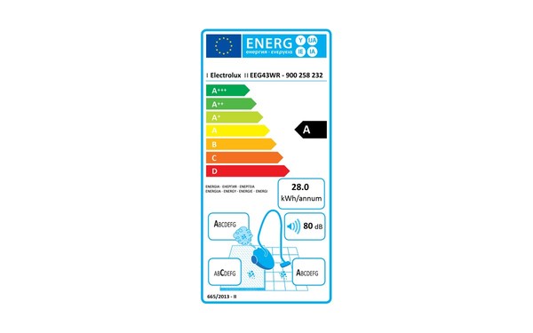 ELECTROLUX EEG43WR - &Eacute;tiquette &eacute;nergie