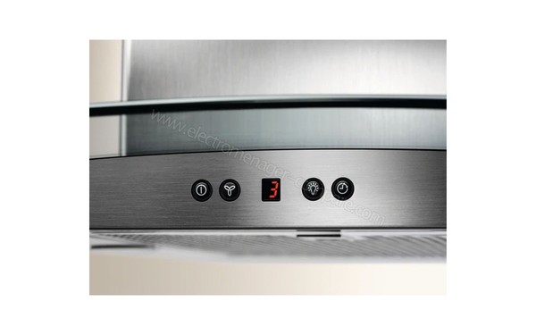 ELECTROLUX EFL10965OX - Vue des commandes