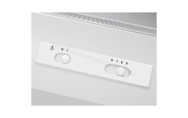 ELECTROLUX EFU216W - Vue des commandes