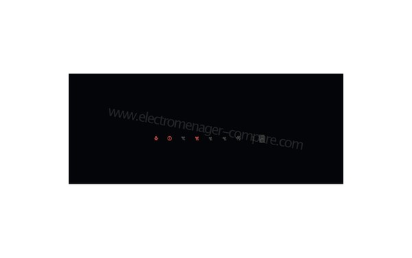 ELECTROLUX EFV90673OK - Vue des commandes