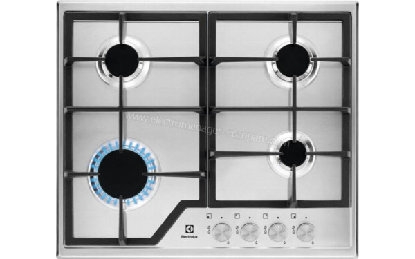 ELECTROLUX EGS6426SX - Vue du dessus