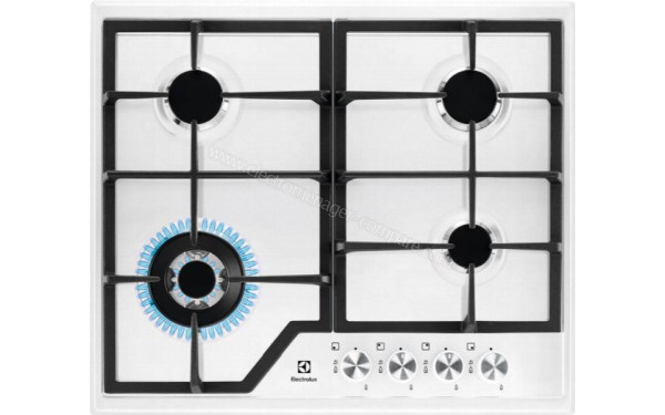 ELECTROLUX EGS6436WW - Vue du dessus