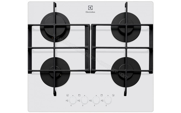 ELECTROLUX EGT6342YOW - Vue du dessus