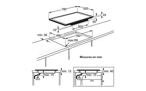 ELECTROLUX EHD8740FOK - Niche d'encastrement