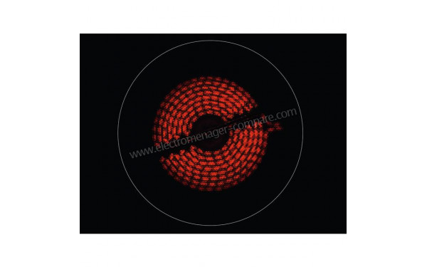 ELECTROLUX EHF6232IOK - Zoom sur le foyer radiant