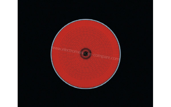 ELECTROLUX EHF6241FOK - Zoom sur le foyer radiant