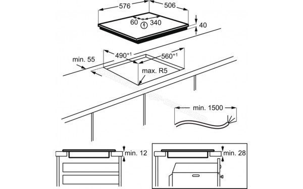 ELECTROLUX EHF6342XOK - Sch&eacute;ma technique