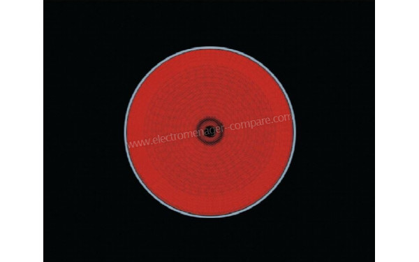 ELECTROLUX EHF65451FK - Zoom sur un foyer radiant