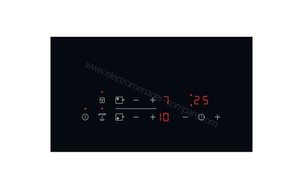 ELECTROLUX EHH3320NVK 2019 - Panneau de commandes