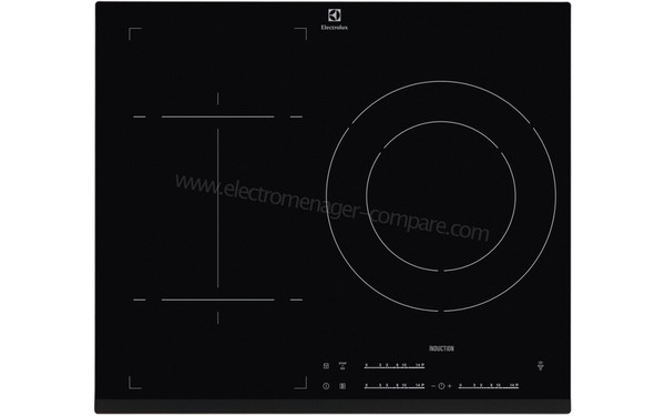ELECTROLUX EHI6532FHK - Vue du dessus (cr&eacute;dit : Darty)