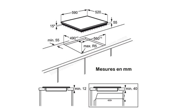 ELECTROLUX EHI6540FOK - Niche d'encastrement