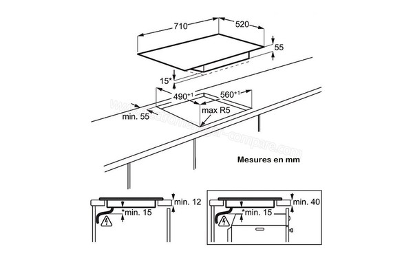 ELECTROLUX EHN7532LHK - Niche d'encastrement