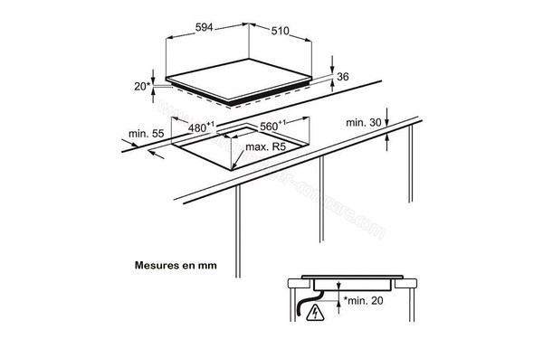 ELECTROLUX EHS6940HOW - Niche d'encastrement