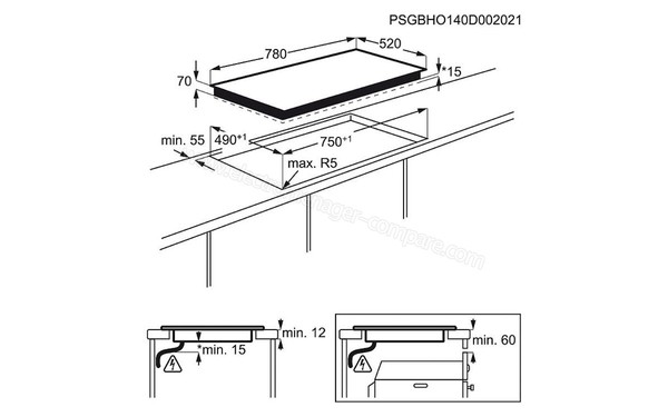 ELECTROLUX EHX8H10FBK - Niche d'encastrement