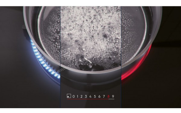 ELECTROLUX EIS84486 - Vue sur le niveau de puissance