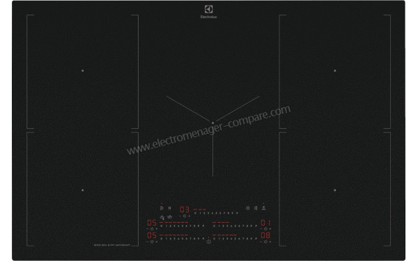 ELECTROLUX EIS87553IZ - Vue du dessus