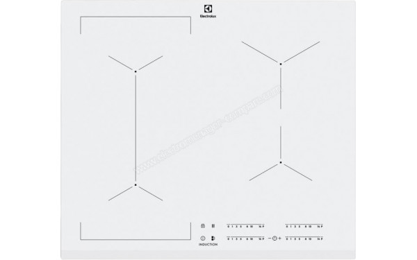 ELECTROLUX EIV63440BW - Vue du dessus