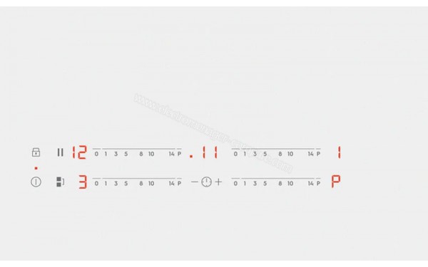 ELECTROLUX EIV83443BW - Panneau de commandes