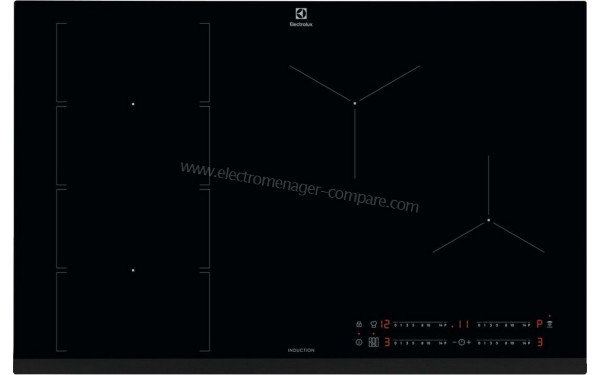 ELECTROLUX EIV85443 - Vue du dessus