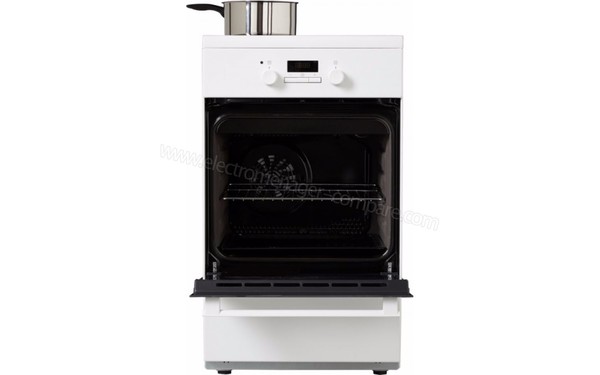 ELECTROLUX EKI54552OW - Vue de face, porte ouverte cavit&eacute; vide (cr&eacute;dit : Boulanger)