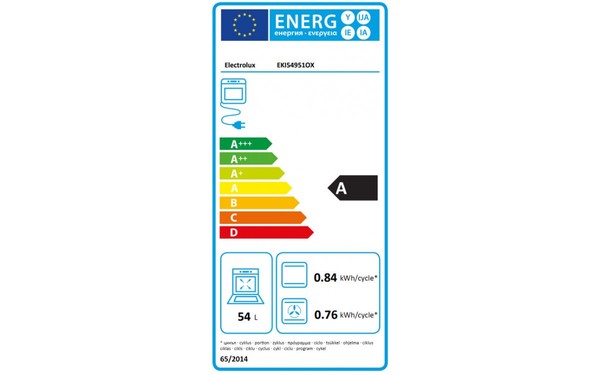 ELECTROLUX EKI54951OX - &Eacute;tiquette &eacute;nergie
