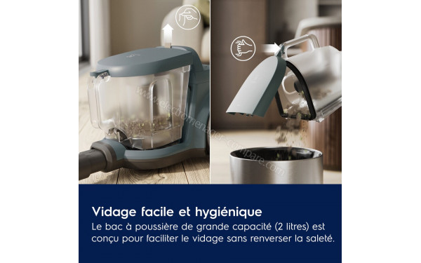 ELECTROLUX EL31C1LDB - Vidage facile et hygi&eacute;nique