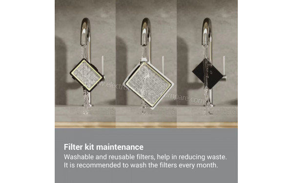 ELECTROLUX EL31C2OG - Nettoyage du filtre