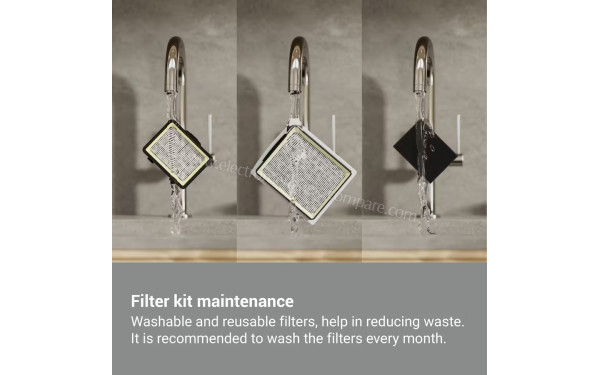 ELECTROLUX EL51C1LDB - Nettoyage du filtre 