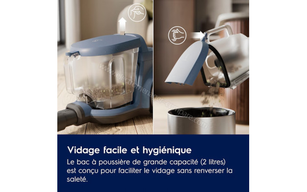 ELECTROLUX EL51C1LDB - Vidage facile et hygi&eacute;nique