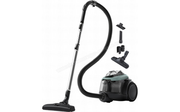 ELECTROLUX EL61C2OG - Vue 3/4 droite avec accessoires