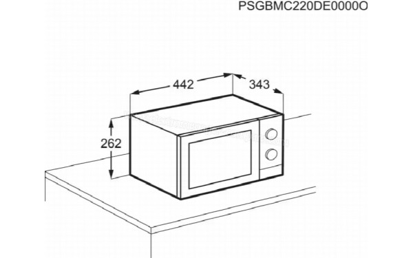 ELECTROLUX EMZ421MMK - Dimensions