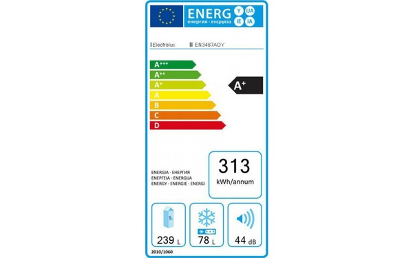 ELECTROLUX EN3487AOY - &Eacute;tiquette &eacute;nergie
