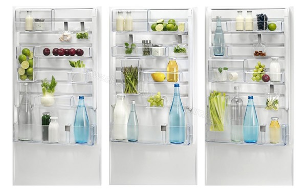 ELECTROLUX EN3858MFW - Exemples d'agencement de la contre-porte