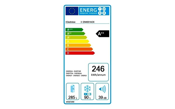 ELECTROLUX EN4001AOX - &Eacute;tiquette &eacute;nergie