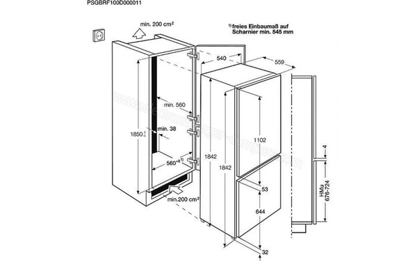 ELECTROLUX ENN2811BOW - Fiche technique