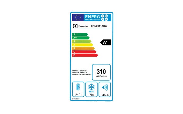 ELECTROLUX ENN2911AOW - &Eacute;tiquette &eacute;nergie