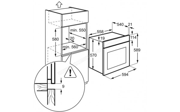ELECTROLUX EOC3400DAX - Sch&eacute;ma technique