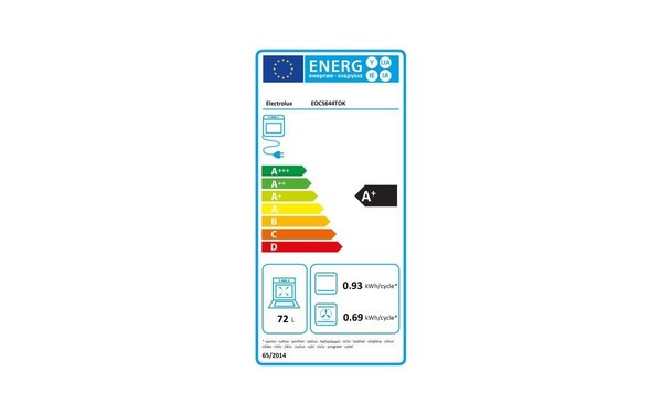 ELECTROLUX EOC5644TOK - &Eacute;tiquette &eacute;nergie