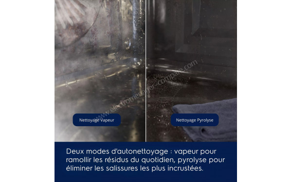 ELECTROLUX EOC7P30H - 2 modes d'autonettoyage